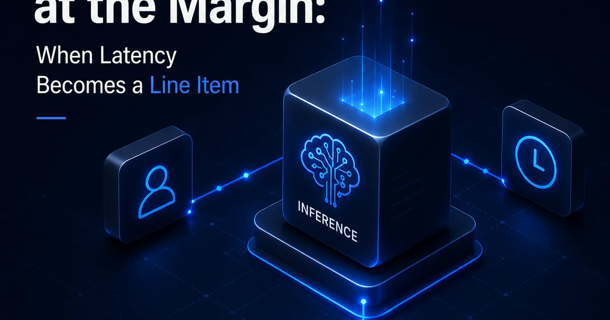 Inference at the Margin: When Latency Becomes a Line Item