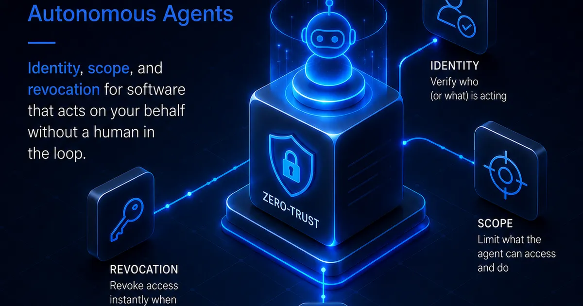 Zero-Trust for Autonomous Agents